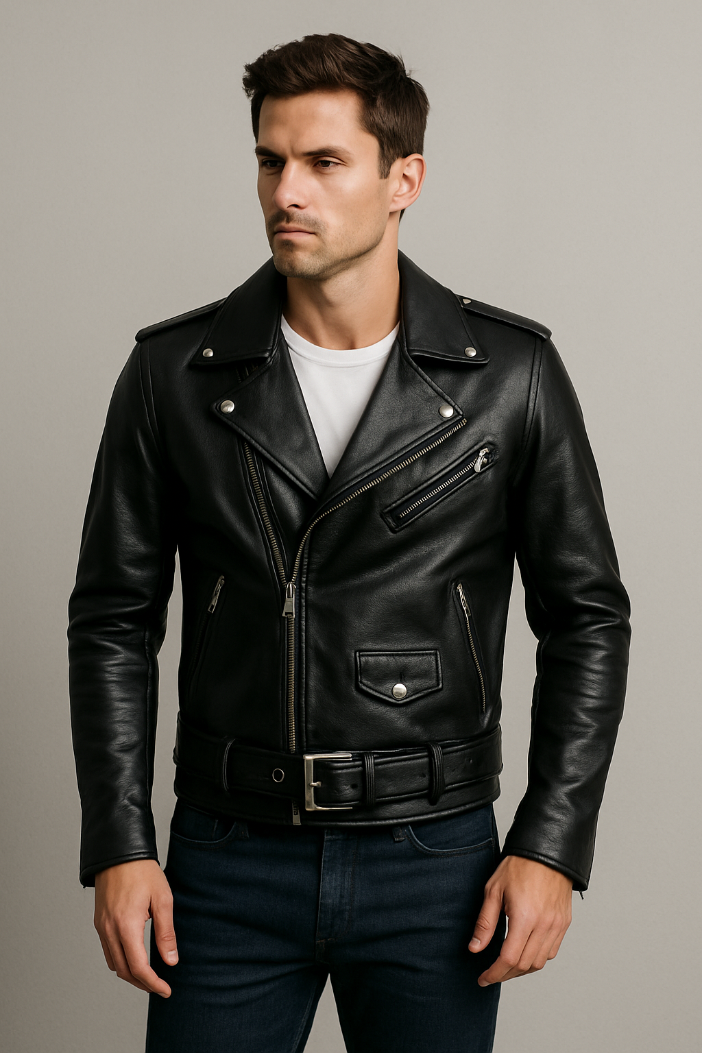 Bomber Leather Jacket